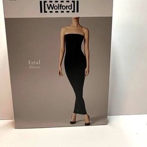 WOLFORD FATAL DRESS-BLK Medium NWT 🖤✨